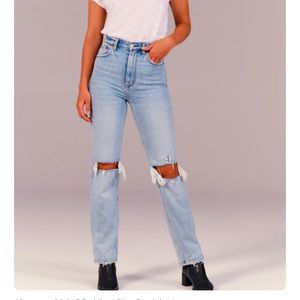 Bestselling Abercrombie & Fitch 90s Straight Ultra High Waist